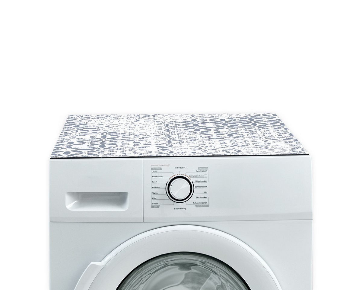 Tabletop Antirutschmatte Waschmaschinenauflage blau grau Textil-Finish waschbar, 1-St., Rutschfeste Gummi Unterlage als Trockner Waschmaschinen-Abdeckung Bild 5