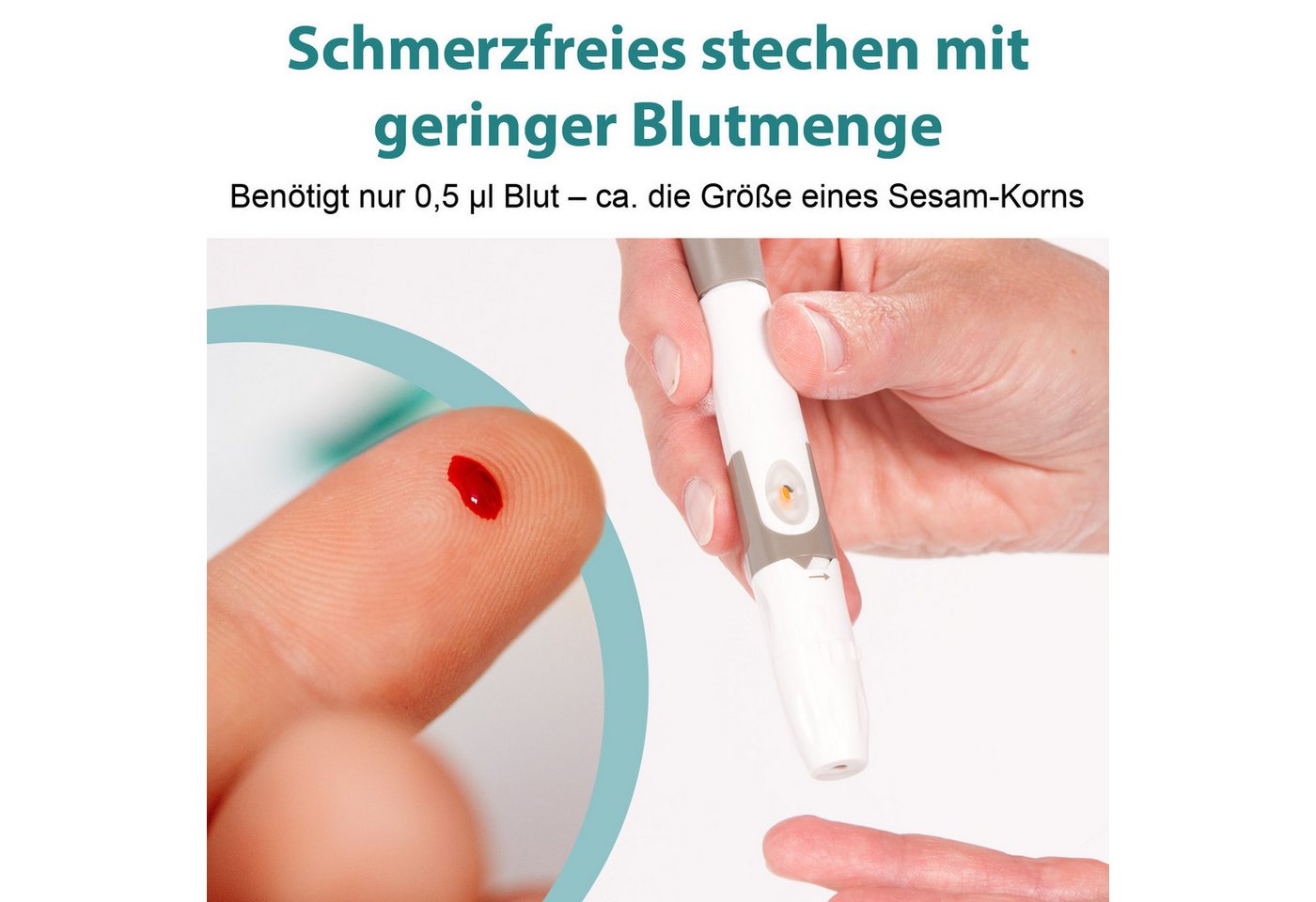 GlucoCheck Blutzucker-Teststreifen GlucoCheck XL Blutzuckerteststreifen, 50 Stück, 50-tlg. Bild 4