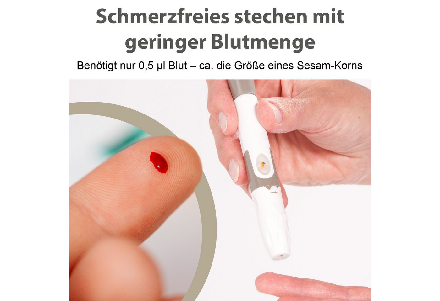 GlucoCheck Blutzucker-Teststreifen GlucoCheck GOLD Blutzuckerteststreifen, 200 Stück, 200-tlg. Bild 4