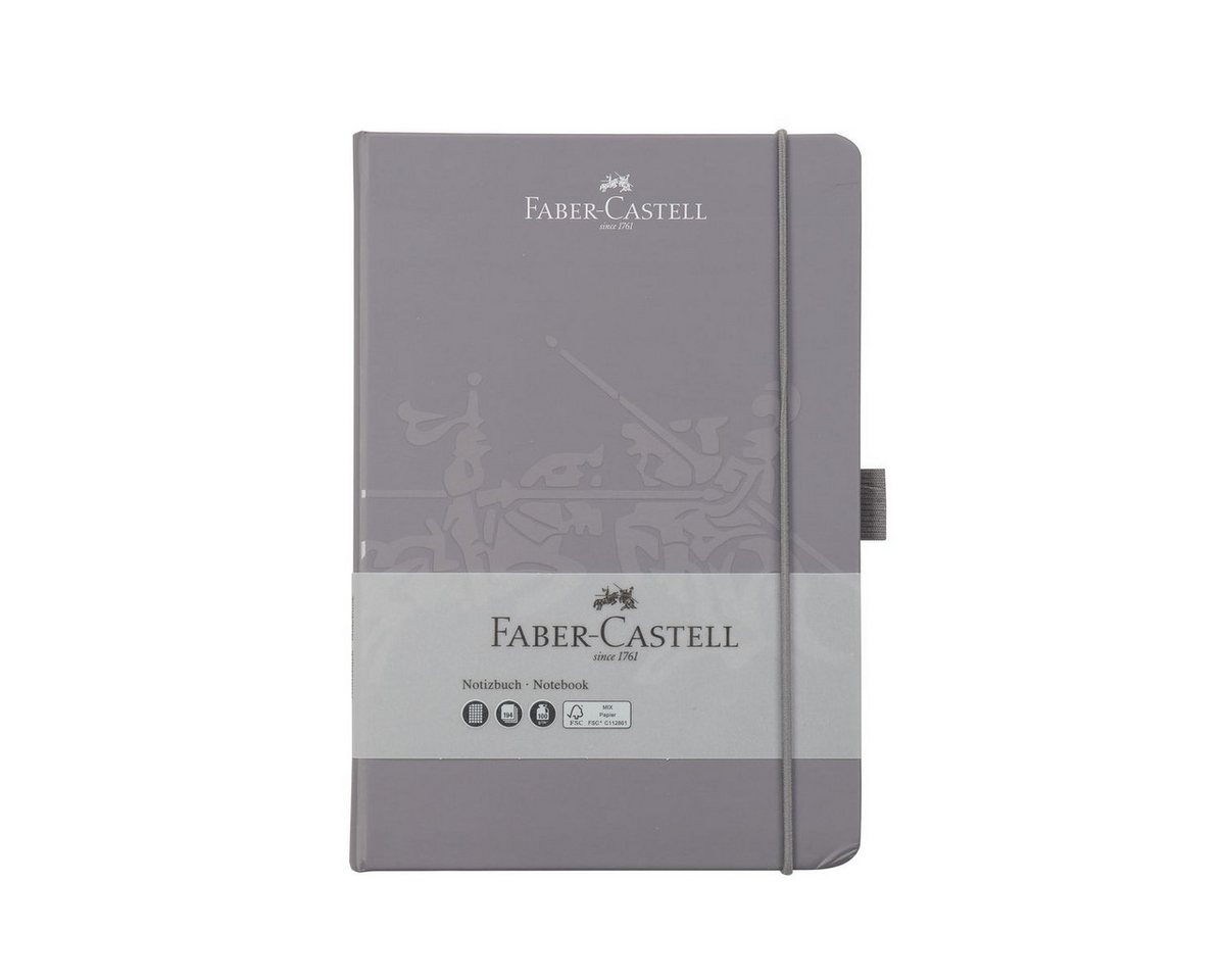 Faber-Castell Notizbuch FABER-CASTELL Notizbuch dunkelgrau 145x210mm Bild 4