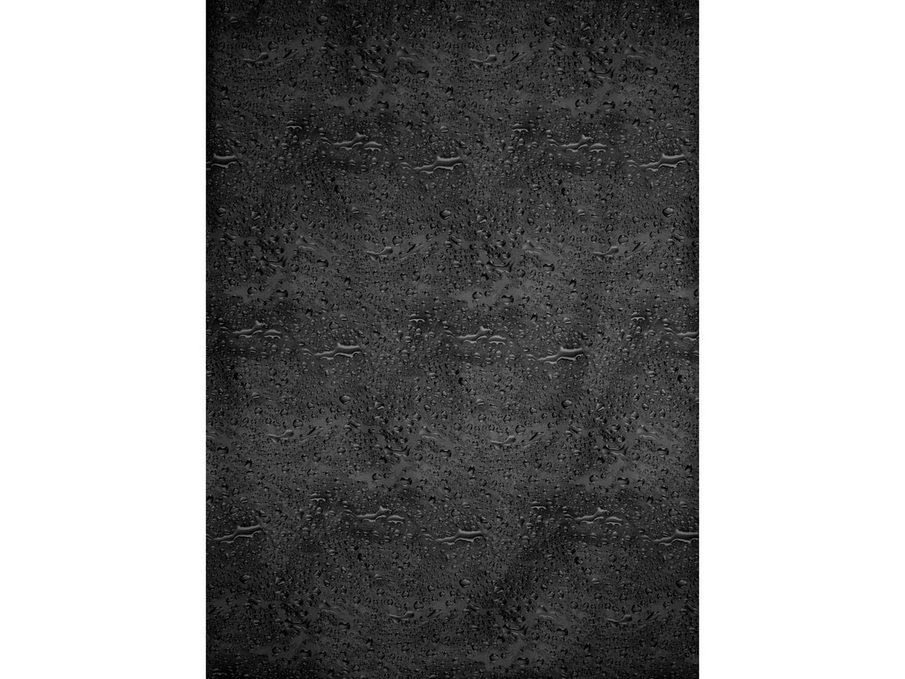 Euroshowers GmbH Duschvorhang Wassertropfen Schwarz 180 × 200 cm Polyester mit 12 Ringen Breite 180 cm