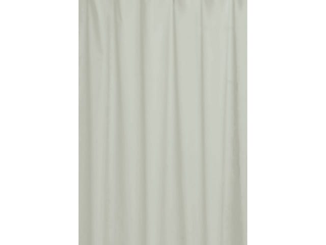 Euroshowers GmbH Duschvorhang Neutral Hellgrün 180 × 200 cm Polyester mit 12 Ringen Breite 180 cm