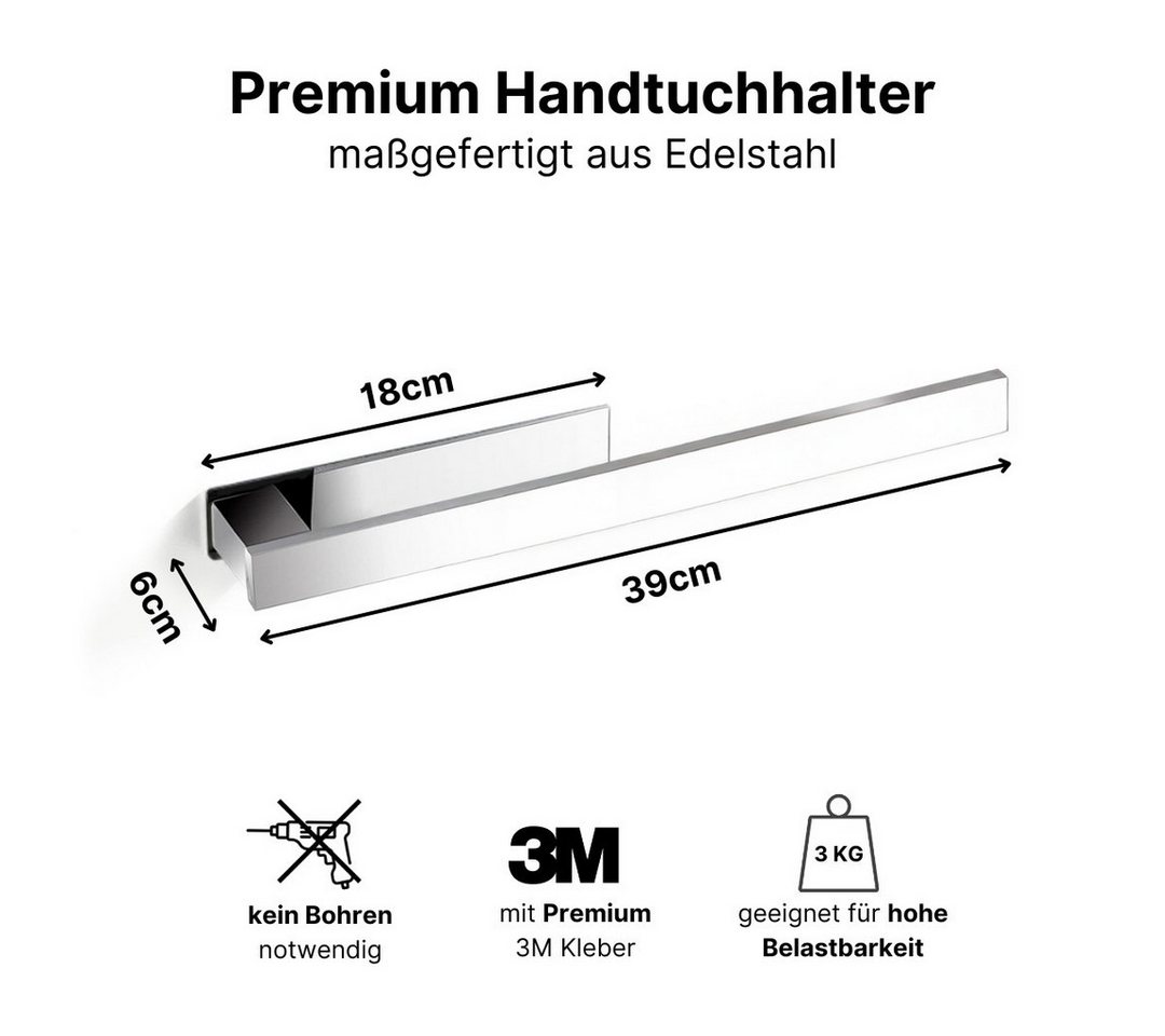 LIVINA HOME Handtuchhaken Handtuchhaken Haken selbstklebend, Handtuchhalter ohne Bohren, Badezimmer, Bad, Küche Bild 4