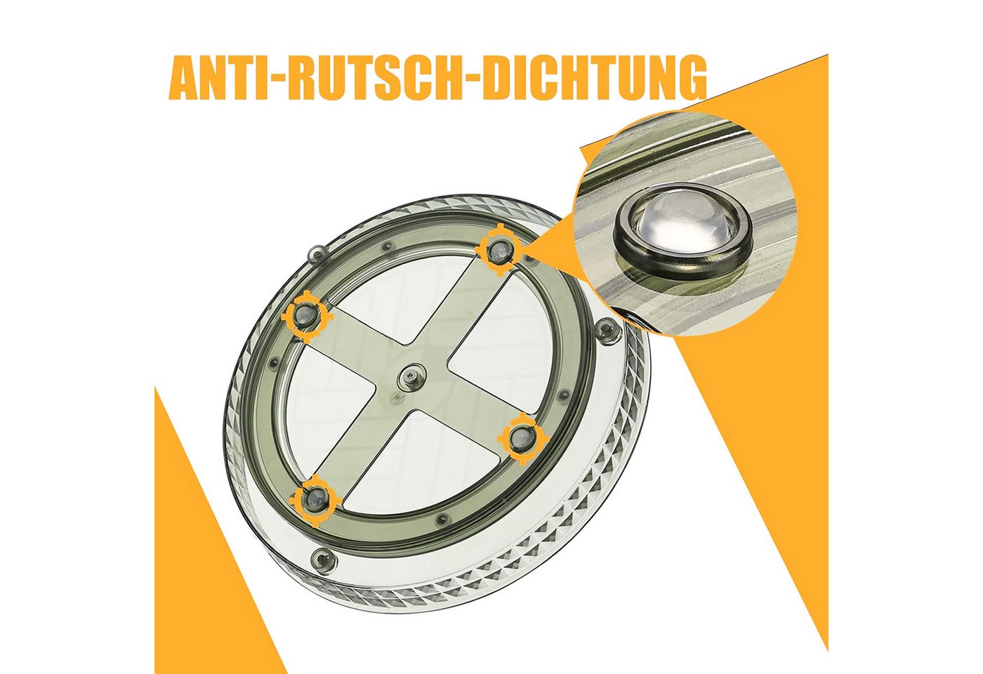 TUWENA Gewürzregal Gewürzregal Drehplatte, Drehbares Organizer für Gewürze, Backzutaten, 1-tlg., Kühlschrank, Küche Bild 5