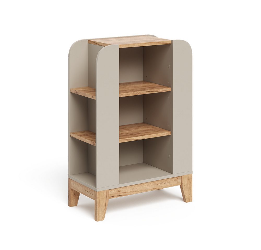 VitaliSpa® Bücherregal Malia, Cashmere/Artisan, 60 x 88 cm mit 9 fächern Bild 2