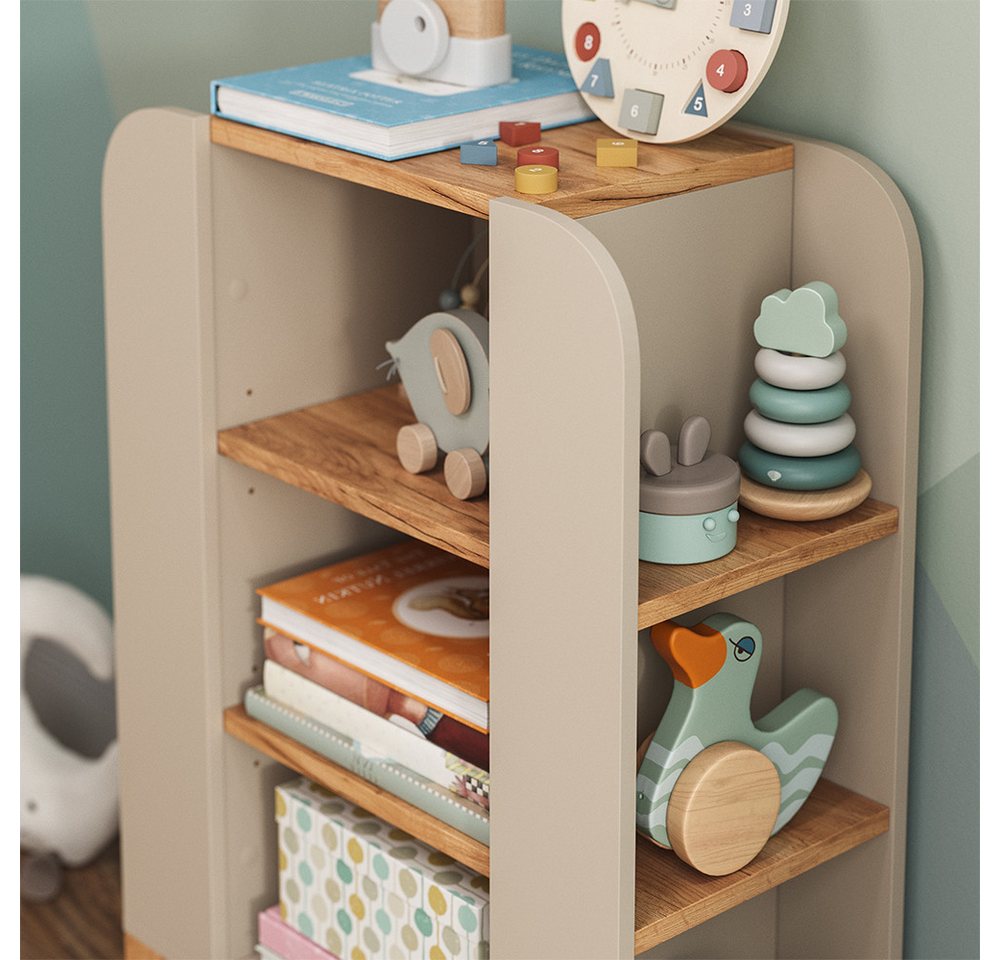 VitaliSpa® Bücherregal Malia, Cashmere/Artisan, 60 x 88 cm mit 9 fächern Bild 4