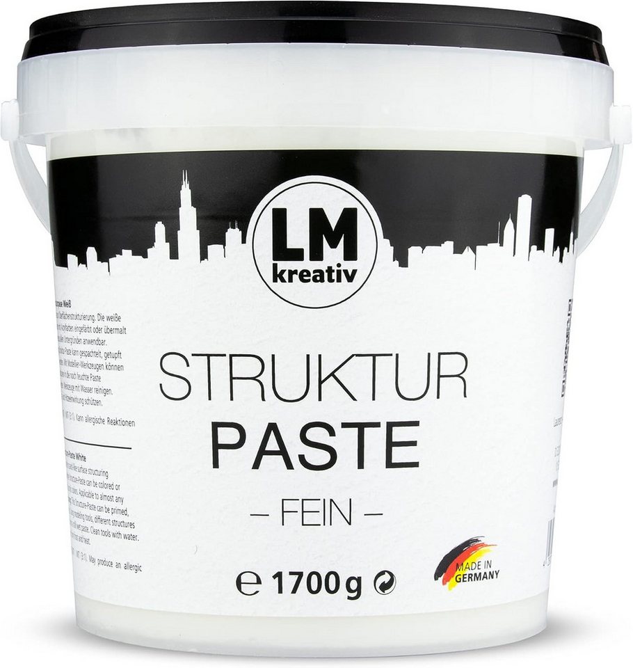 LM-Kreativ Strukturpaste Strukturpaste Fein, wasserfest nach Trocknung, matt, wasserbasiert Bild 5