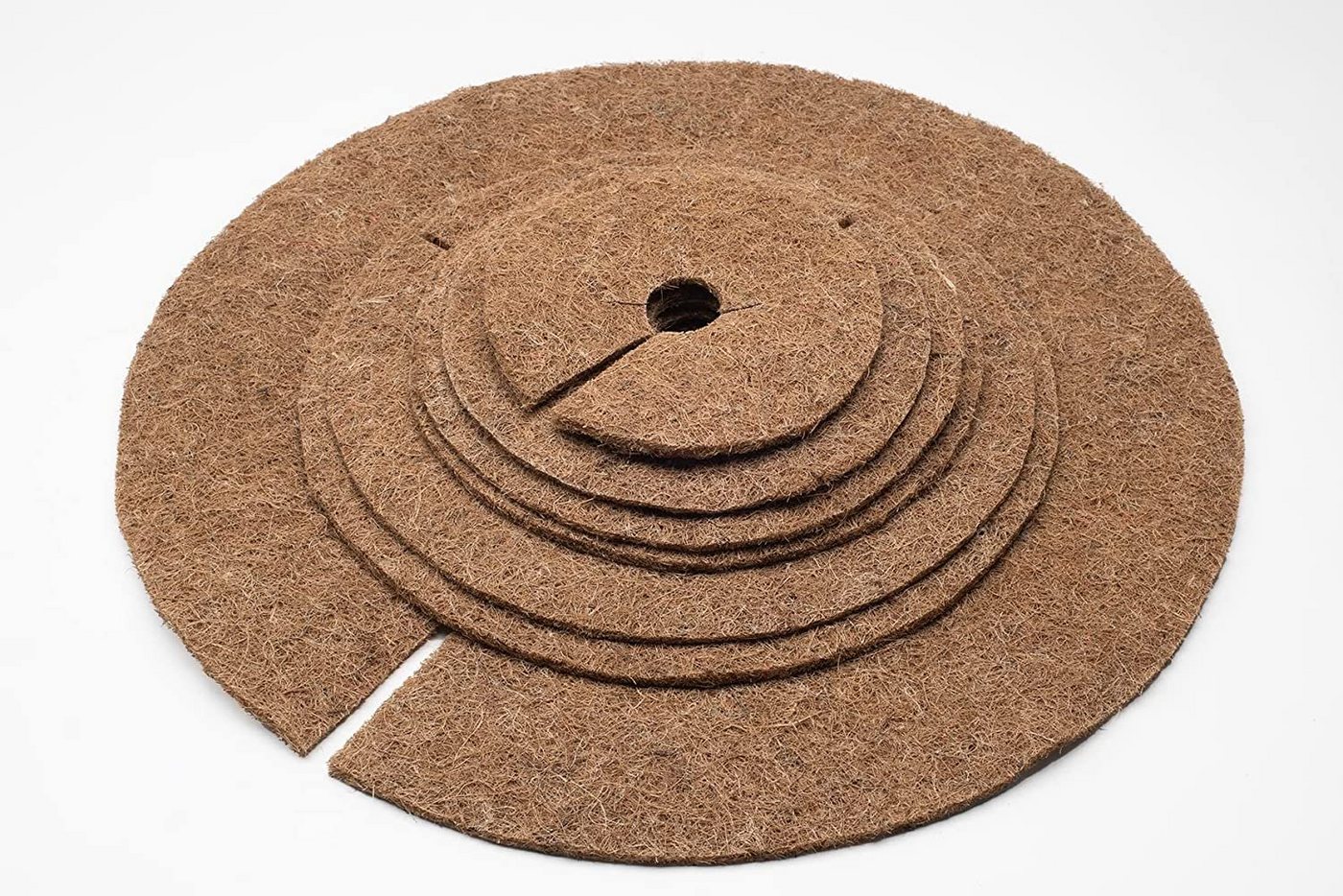 MC.Sammler Kokosscheibe Kokos-Mulchscheibe, Kälteschutz für Pflanzen, Topfpflanzen, (1-St), 25 cm Ø - 1 Stück Bild 2