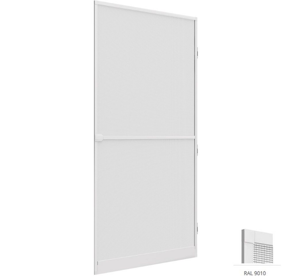 Waidmeister Insektenschutz-Tür Waidmeister Fliegengittertür Balkontür 100x215cm ALU