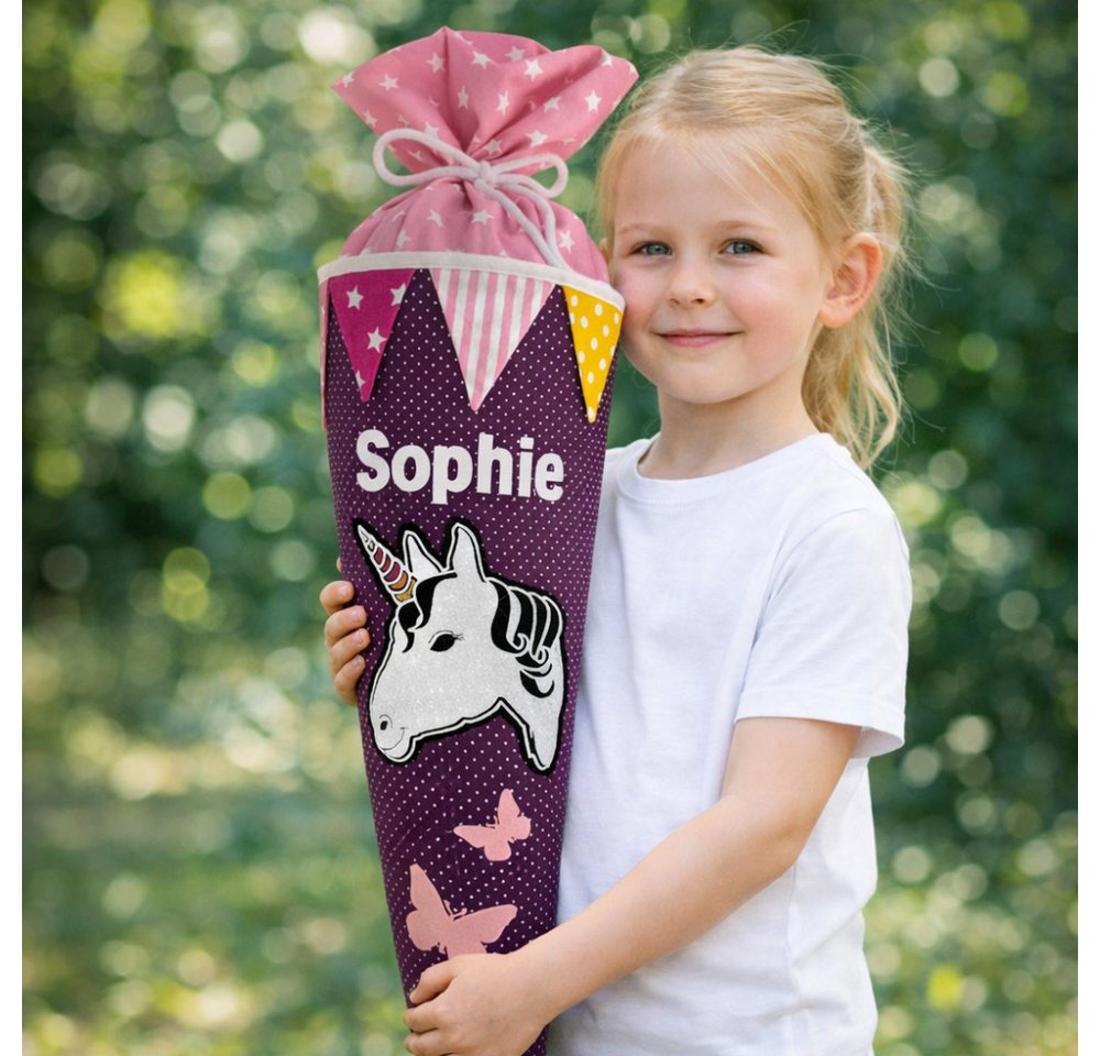 windeltou - MACH DEINS DRAUS Schultüte Stoffschultüte – Zuckertüte aus Stoff 35, 70 o. 85 cm, nachhaltig