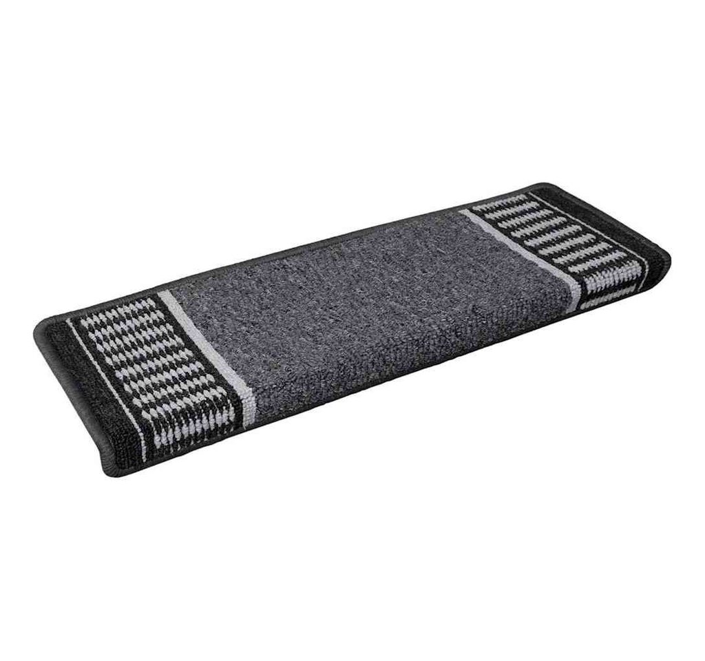 vidaXL Stufenmatte Selbstklebende Treppenschoner 15 stk. 65 x 21 x 4 cm Non-Slip, Rechteckig, Höhe: 4 mm Bild 3