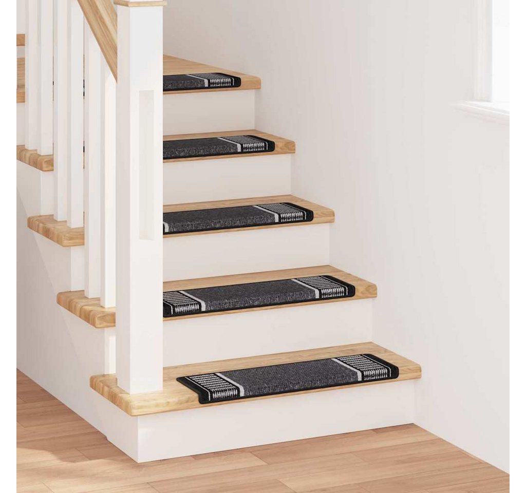 vidaXL Stufenmatte Selbstklebende Treppenschoner 15 stk. 65 x 21 x 4 cm Non-Slip, Rechteckig, Höhe: 4 mm Bild 5