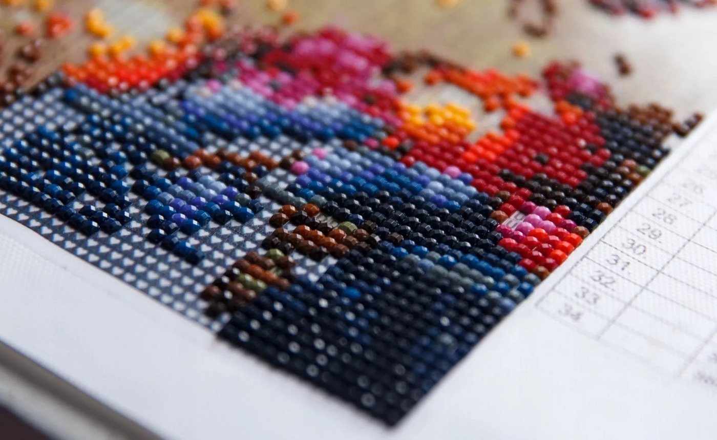 HURTNET Malen nach Zahlen Diamantmalerei Set 30x40 cm 5D Sonnenuntergang DIY Mosaik (Diamond Painting Set 5D 30x40 cm DIY Mosaik Bastelset, Diamantstickerei Set 30x40 cm Sonnenuntergang Komplettset DIY), Selbstklebend Komplettset 5D Diamanten Leinwand 30x40 cm DIY