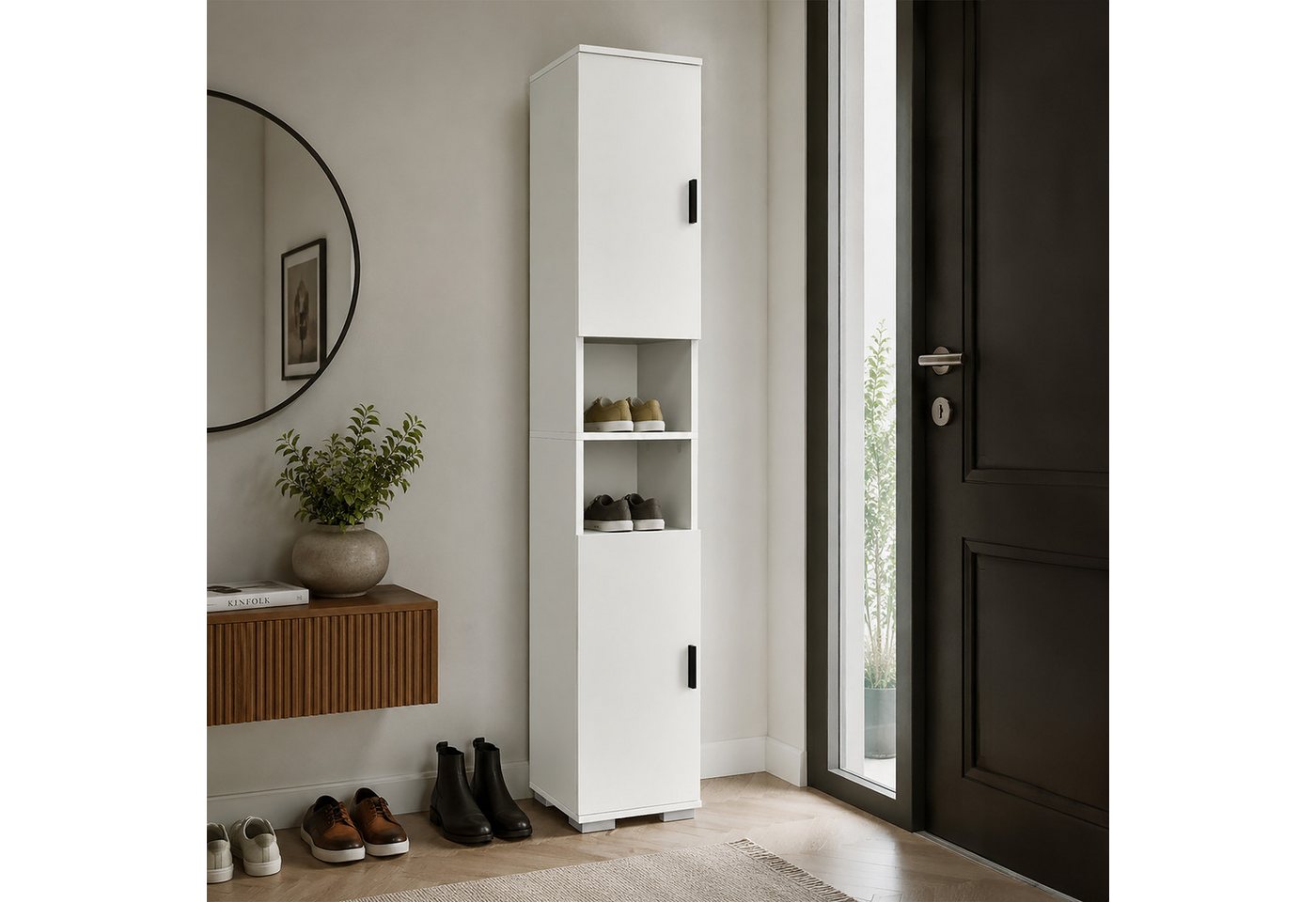 VCM Schuhschrank Schuhkommode Gados H. 178 x B. 30 x T. 33 cm Bild 2