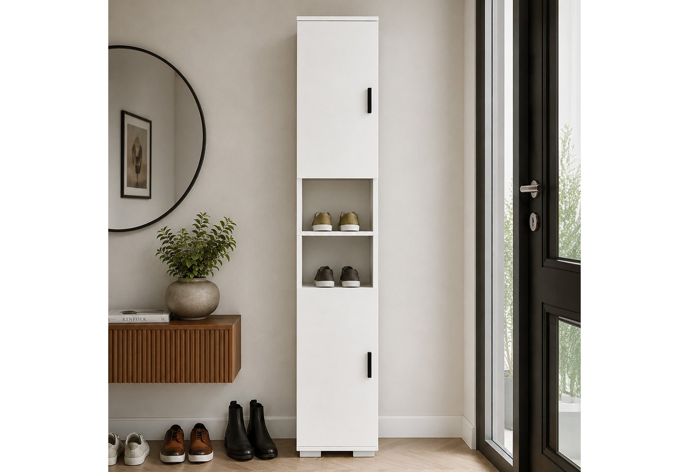 VCM Schuhschrank Schuhkommode Gados H. 178 x B. 30 x T. 33 cm Bild 5