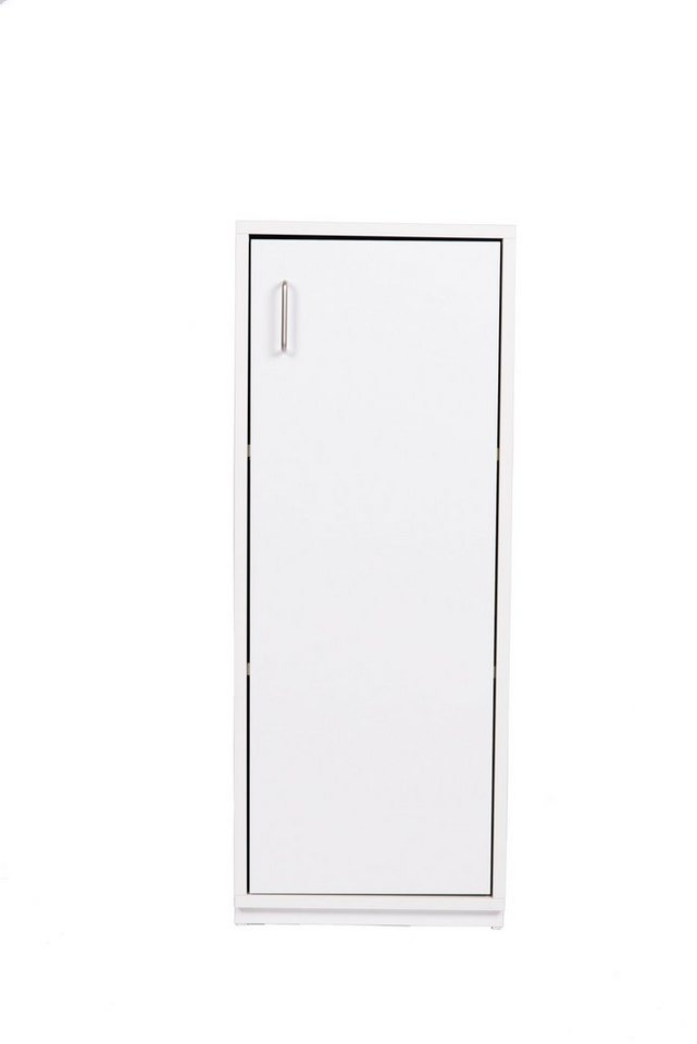 kundler home Bücherregal Regal oder Wohnzimmerregal kombinierbar mit Tür B 40, T32, H100 cm