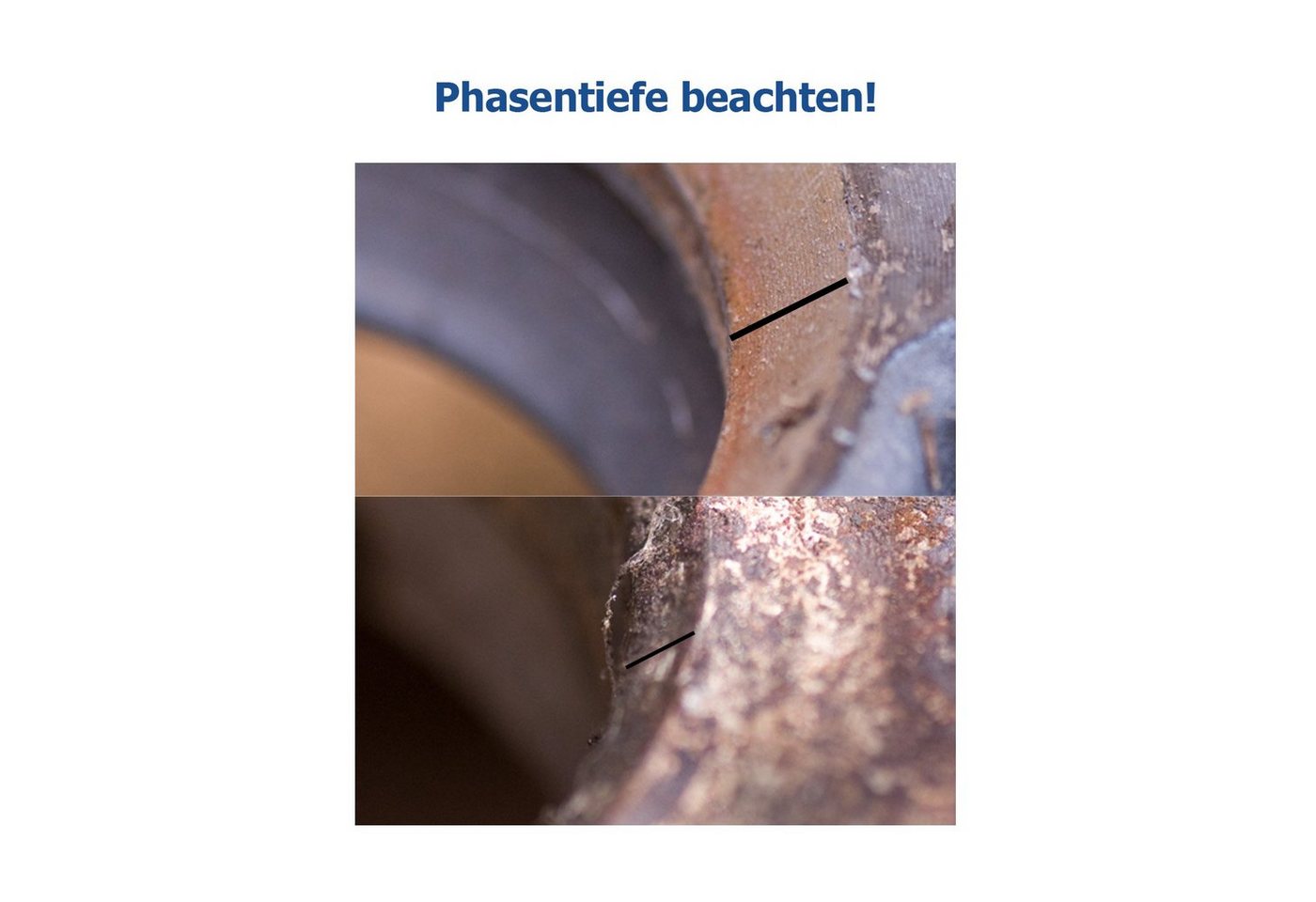 BRANDT AUTOMOTIVE Reifenstift 4X Zentrierringe Dunkelgrau Felgen Ringe + 1x Reifen Kreide, Maße: 60,1 x 57,1 mm Bild 3
