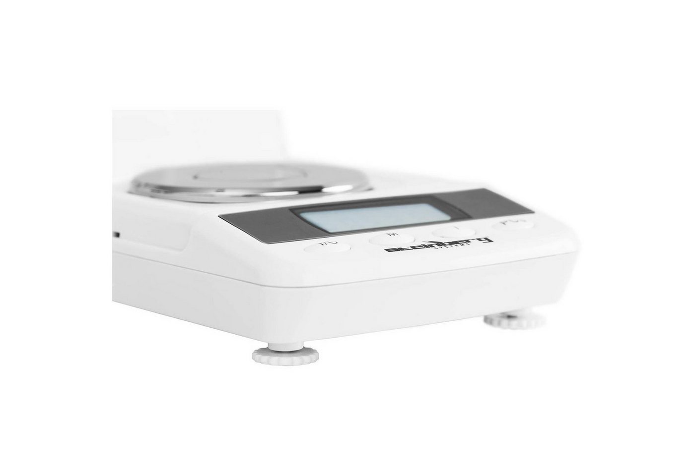 Steinberg Systems Taschenwaage 50g / 0,005g Präzisionswaage Ø 6cm Windschutz Digitale Feinwaage Gold Bild 4