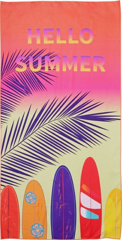 Capelli New York Badetuch Mikrofaser Badetuch - Summer & Surf