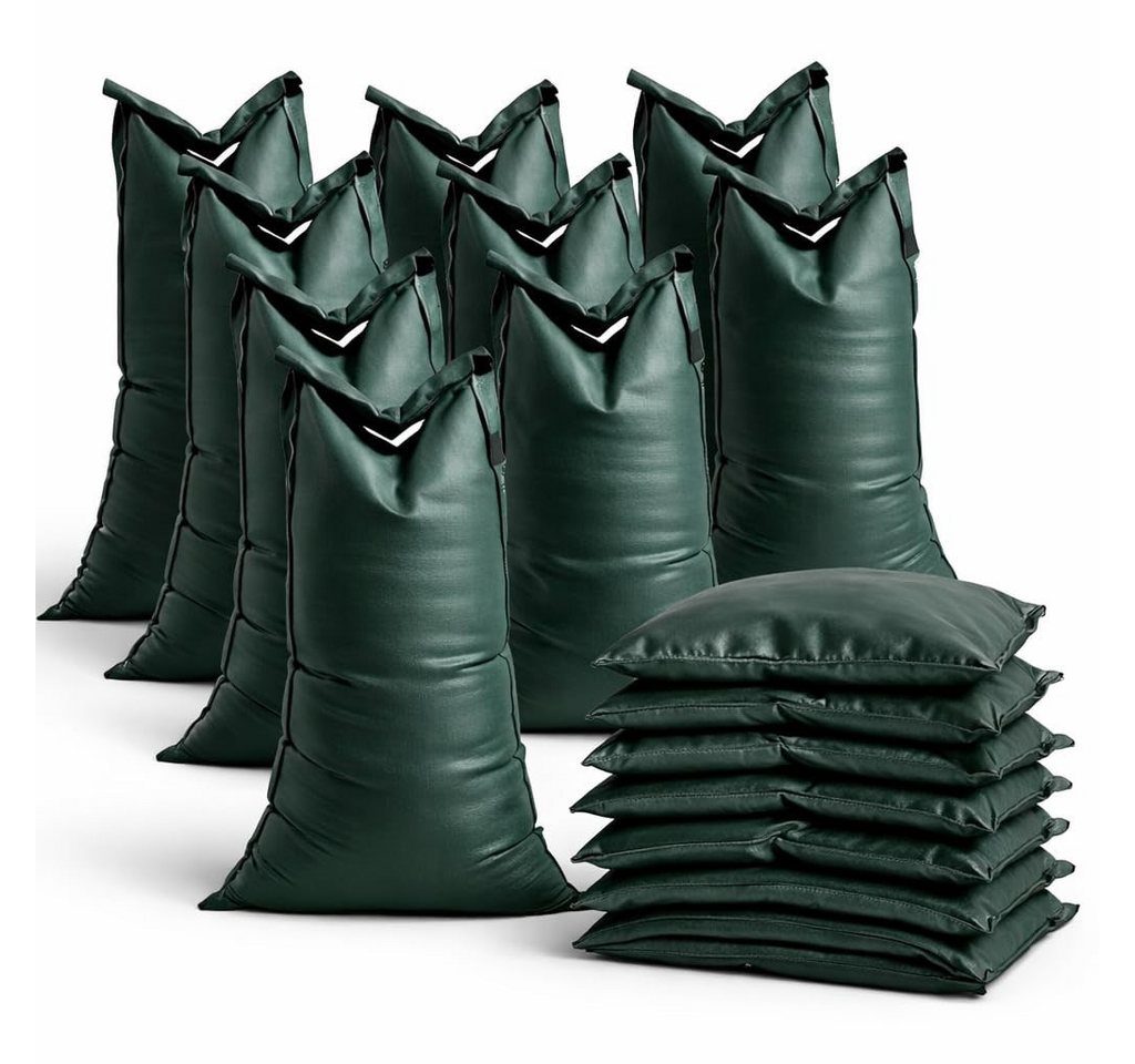 Praktikraft Sandsack 10x Sandsack 40x60 cm zum Wasserschutz bei Hochwasser, Hochwasserschutz Bild 2