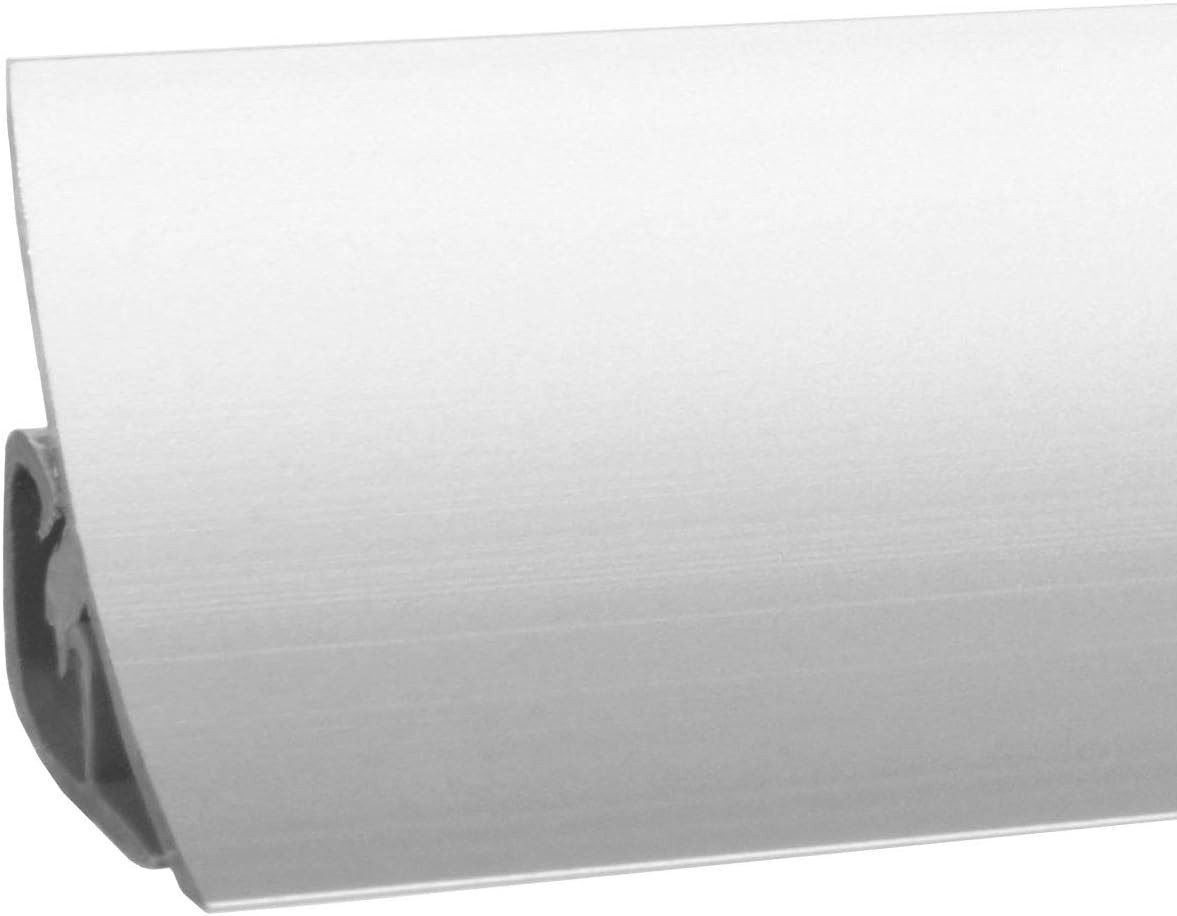 HOLZBRINK Abschlussleiste HOLZBRINK Küchenabschlussleiste Küchenleiste Vollalu 23x23mm 50cm, selbstklebend, PVC, 1-St., Wandabschlussleiste Arbeitsplatten 23x23mm 50 cm Bild 2