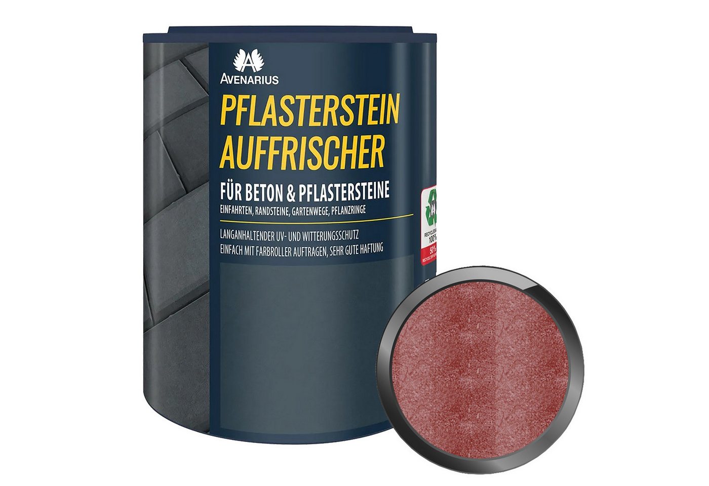 Avenarius Wetterschutzfarbe Pflasterstein Auffrischer - 2.5 Ltr Bild 2