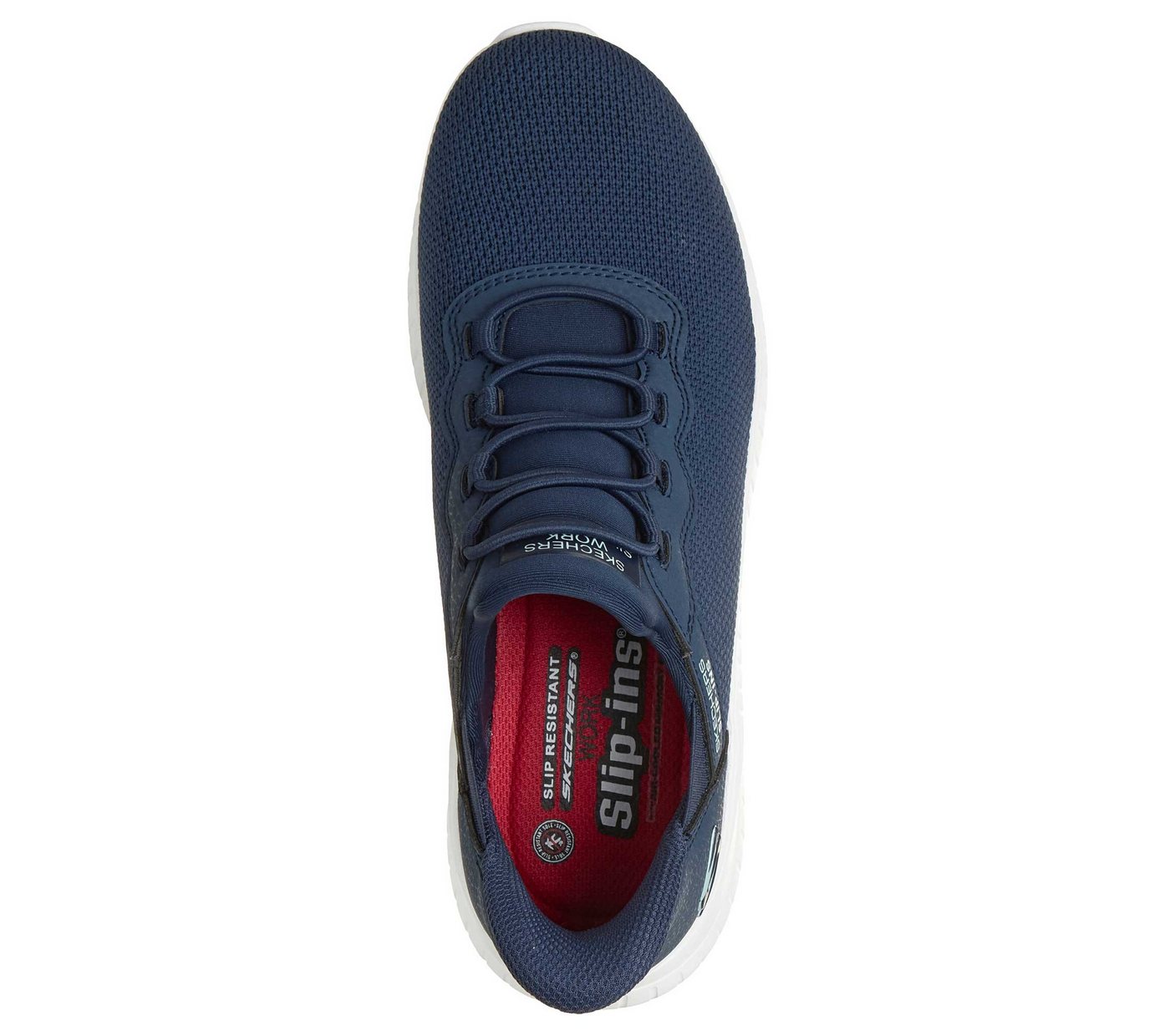 Skechers Berufsschuhe Damen SR O1 Slip-Ins ohne Schnüren Bungee rutschfester Arbeitsschuh Air-Cooled Memory Foam - Atmungsaktiv - Leicht - Maschinenwaschbar Bild 4