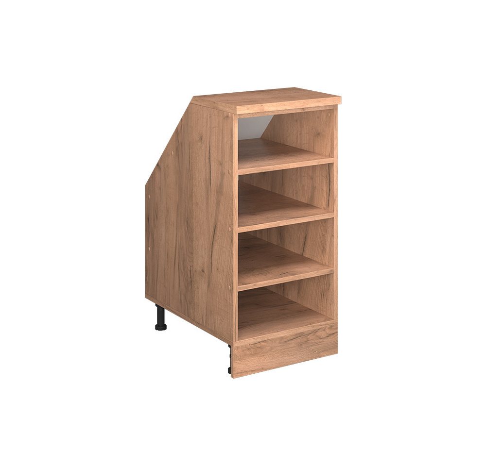 Vicco Kommode Rion, Goldkraft Eiche, 40 x 81.8 cm mit 4 Fächern, Schrankkorpus 6... (1 St) Bild 3