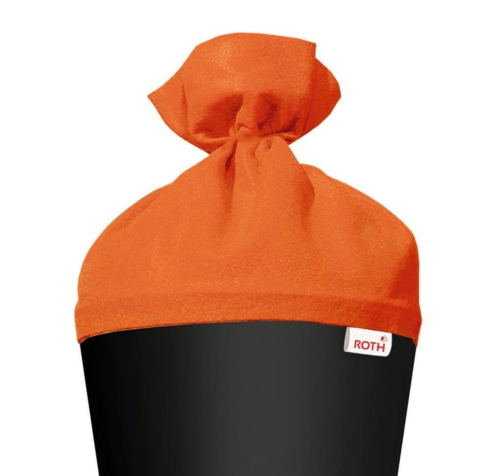 Roth Schultüte Basteltüte 70 cm, rund schwarz Einschulung Zuckertüte Rot(h)-Spitze Filz-Verschluss Bild 3