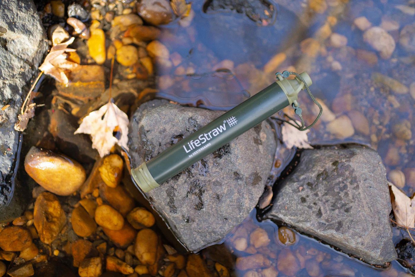 LifeStraw Wasserhahn-Wasserfilter LifeStraw® Personal Reise Wasserfilter Dunkelgrün Bild 2