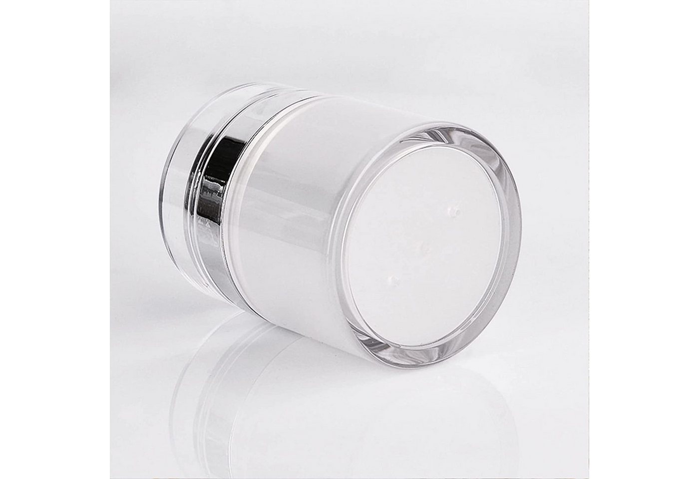TUWENA Seifenspender 3 Stück Airless Pumpspender: Tragbarer, nachfüllbarer Creme-Spender