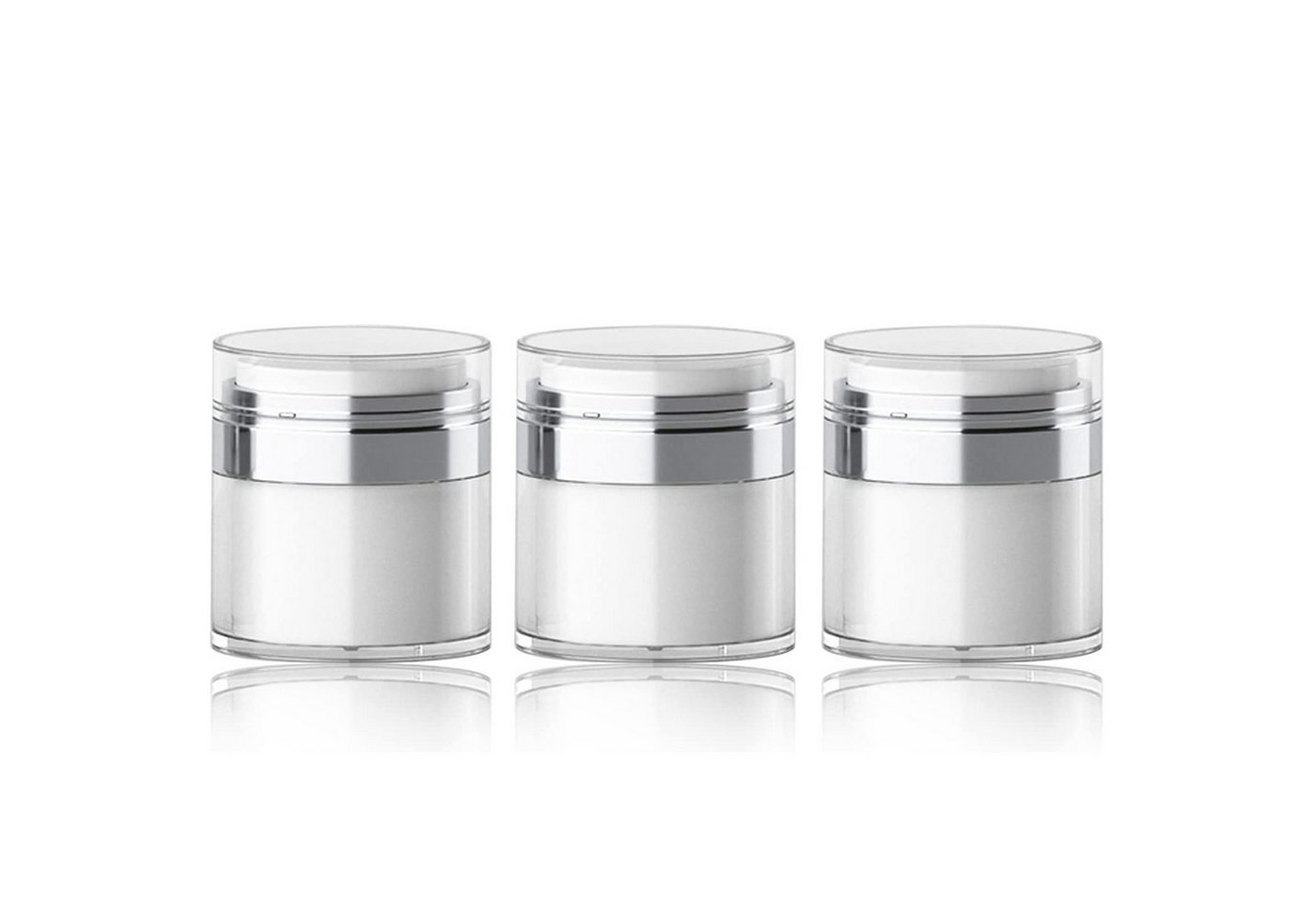 TUWENA Seifenspender 3 Stück Airless Pumpspender: Tragbarer, nachfüllbarer Creme-Spender Bild 5