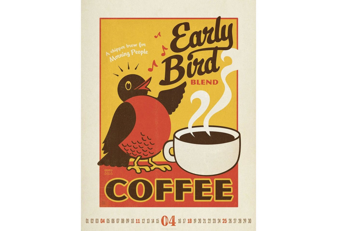 Ackermann Wandkalender Coffee Time Kaffee-Plakate-Kalender 2027 Bild 5