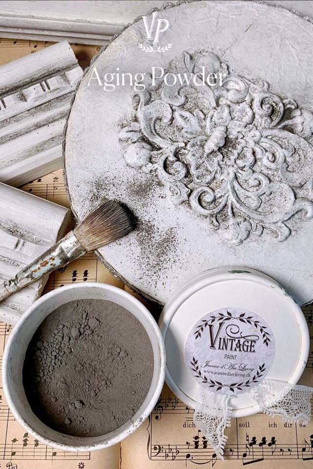 Vintage Paint Effekt-Zusatz Vintage Paint Aging Effekt Powder Alterungspuder Shabby Chic, Verleiht einen authentischen Vintage und Used Look Bild 2