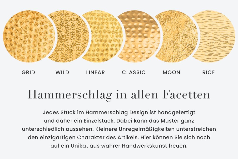 riess-ambiente Übertopf ORIENT gold (Set, 3 St), Vase · für Pflanzen · Metall · Handarbeit · Dekoration Bild 5