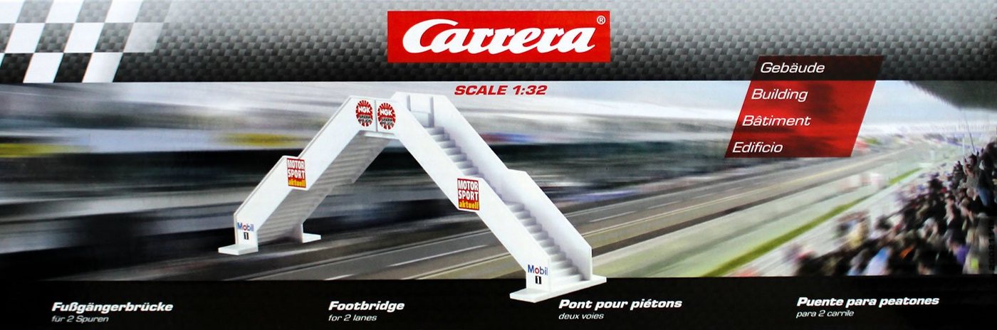 Carrera® Autorennbahn Carrera 20021119 - DIGITAL 124/132/EVOLUTION Fußgängerbrücke
