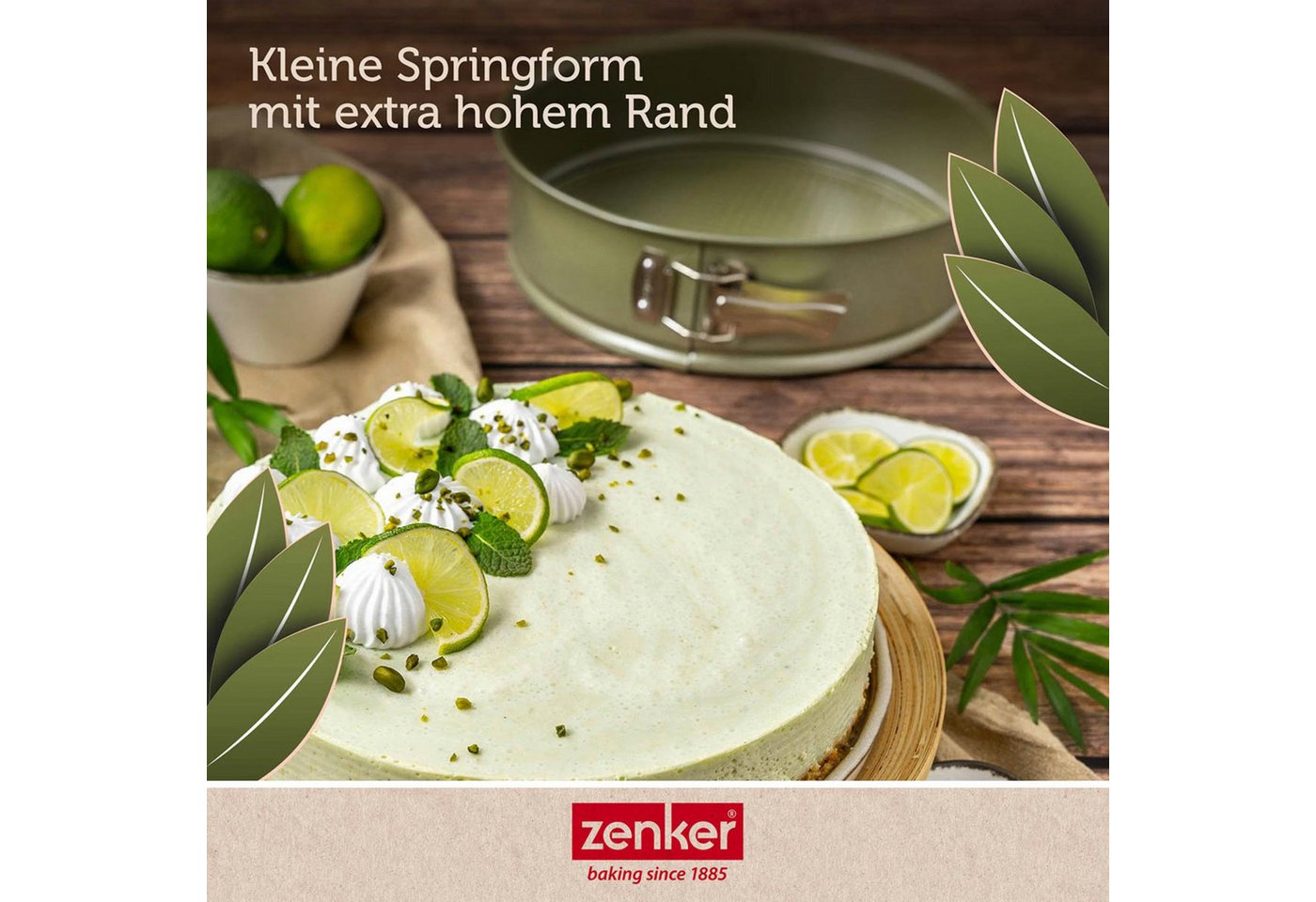 Zenker Springform Ø 20 cm mit hohem Rand – 20er Kuchenbackform mit Antihaftbeschichtung Bild 5
