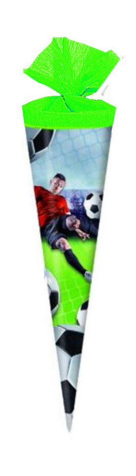 Verpackungsmittel GmbH Markneukirchen Schultüte Schultüte / Zuckertüte / Länge: 35cm / rund / "Fußball