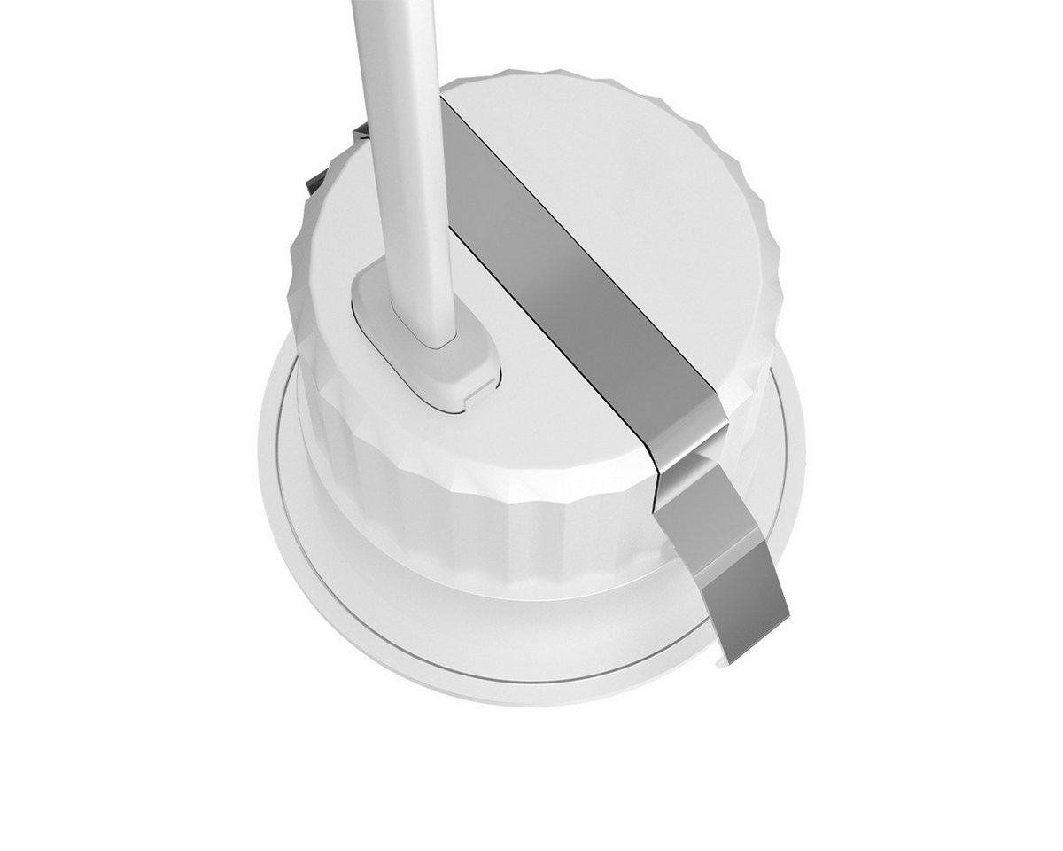 Braytron LED Einbaustrahler Minispot kleiner Einbauleuchte 44mm IP54 Bad inklusive 3 Blenden, LED fest integriert, Neutralweiß, Leistungsstark, Klein, Schwarz, Weiß, Silber
