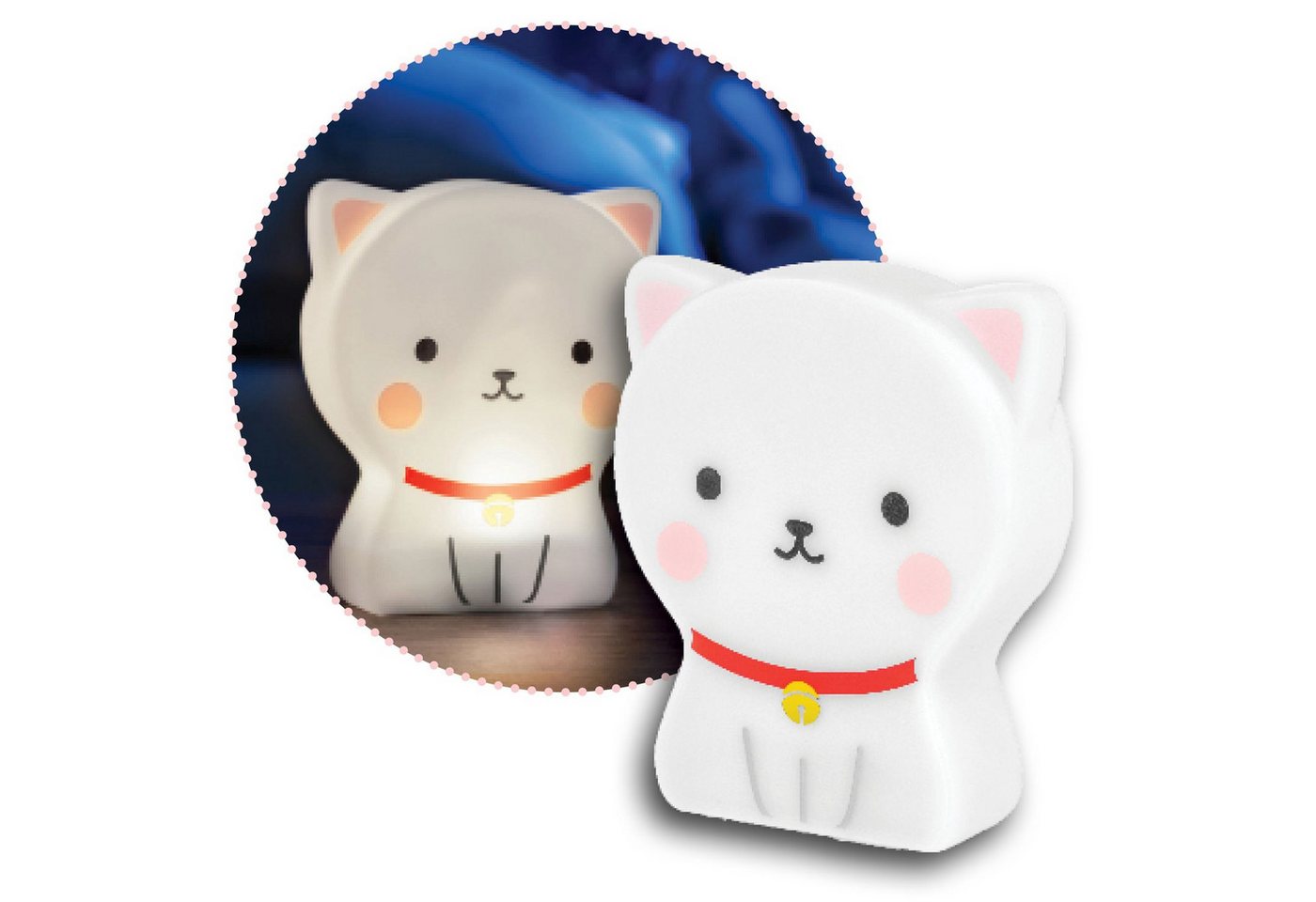 Reer LED Nachtlicht Katze, mit zuschaltbarer 15 min Timer