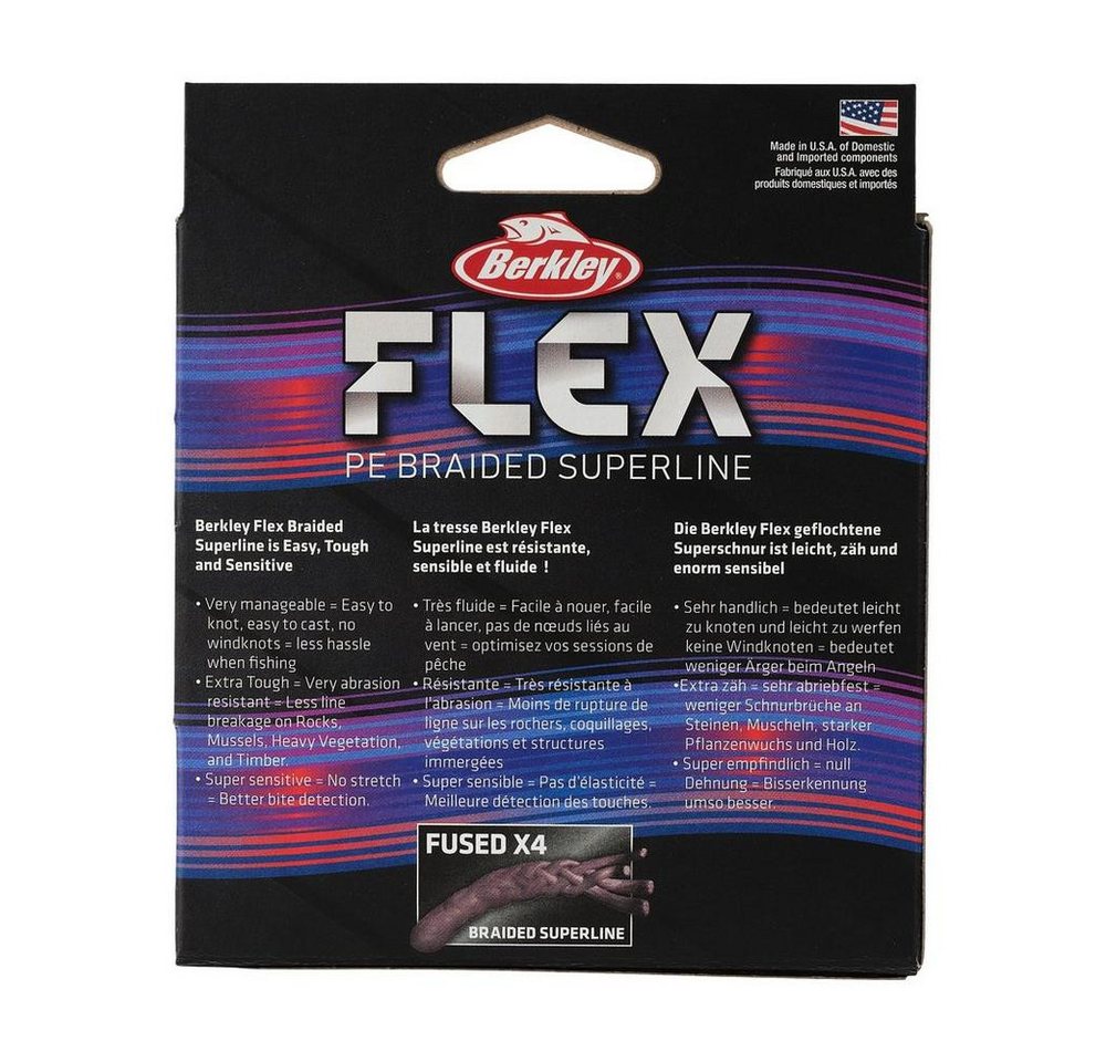 Berkley Angelschnur Flex Braid Angelschnur geflochten TOP Preis Bild 2