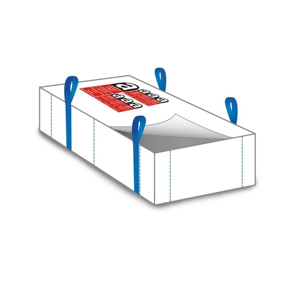 KLASEBO® Schüttgut-Sack PLATTEN BAG für Asbest 260 x 125 x 30 cm Tragkraft 1000 kg