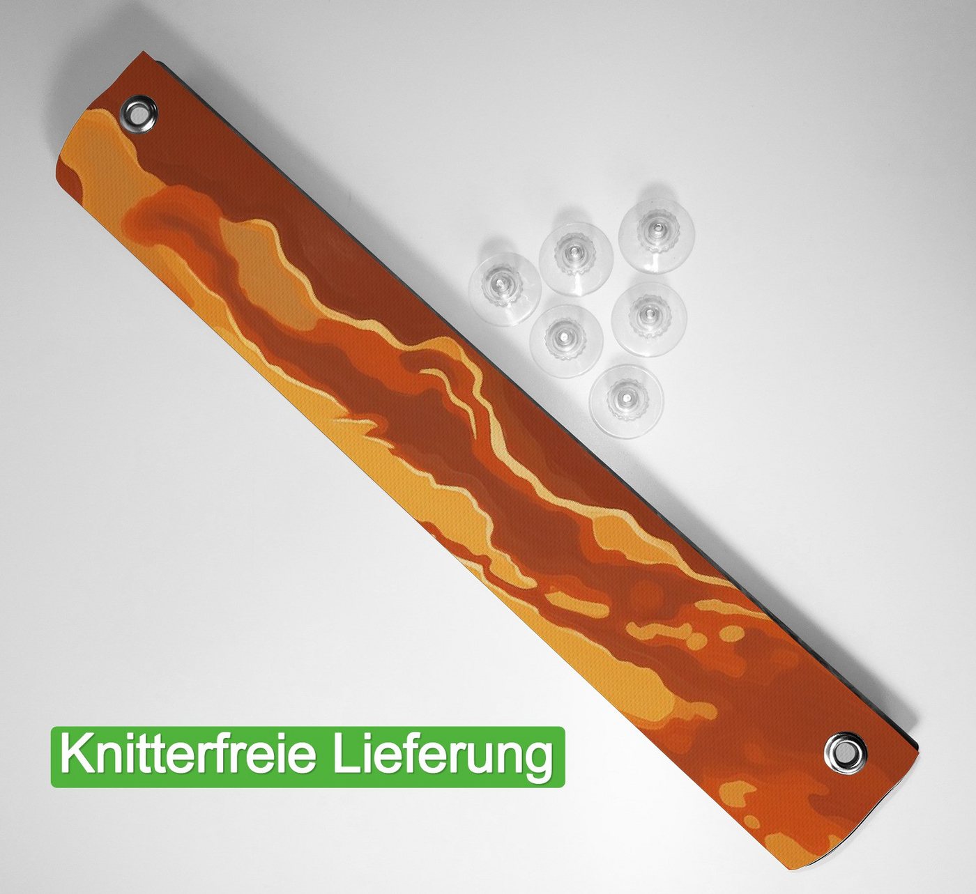 Wallario Sonnenschutz Katzenstille im Sonnenuntergang, blickdicht, mit Saugnäpfen, wiederablösbar und wiederverwendbar Bild 5