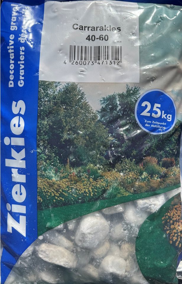Hamann Mercatus GmbH Zierkies Hamann Mercatus Marmorkies Carrara 40-60 mm 25 kg