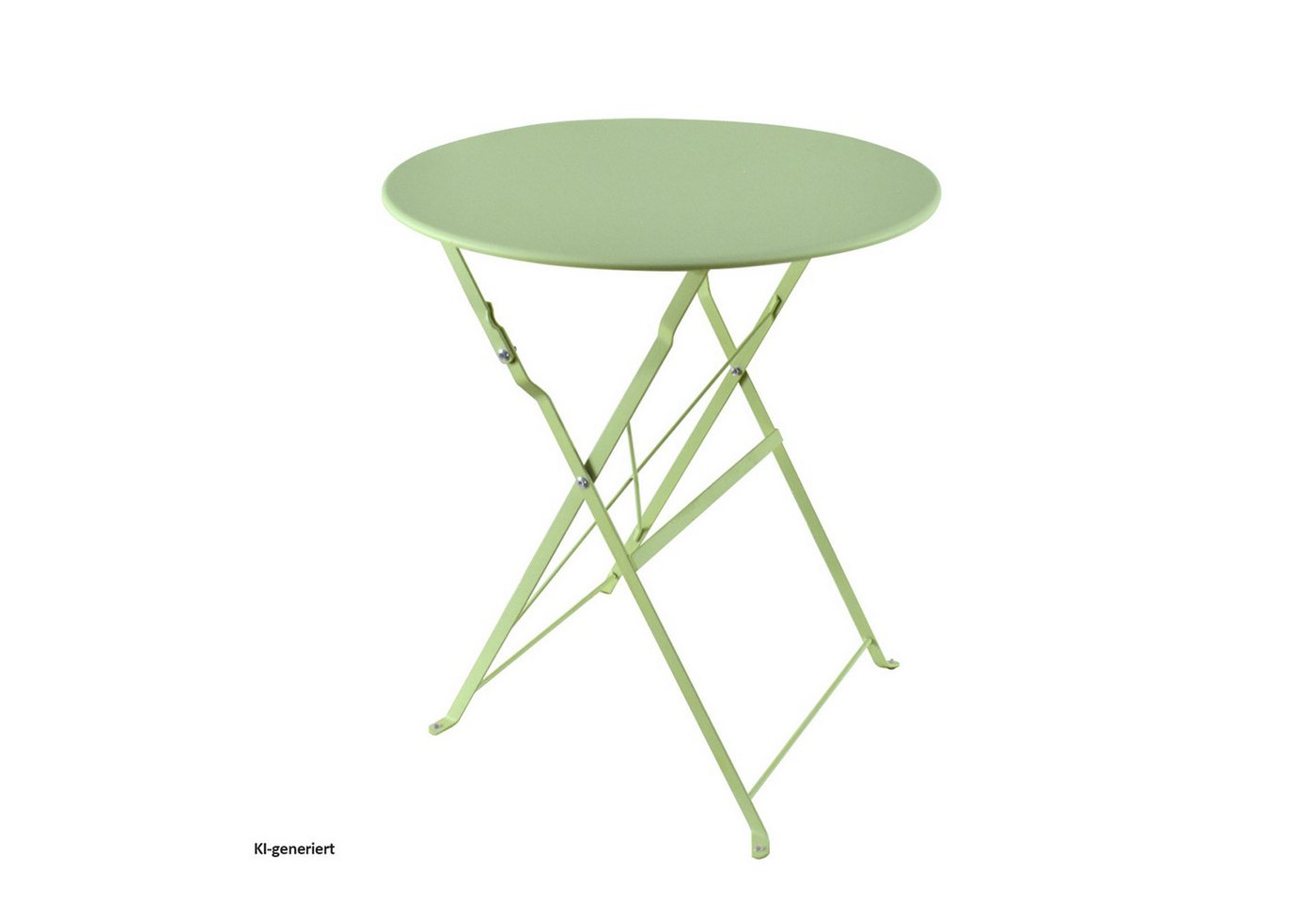 HTI-Living Garten-Essgruppe Sitzgruppe Metall Grün Bistro Set Tisch und 2 Stühlen Balkon Terrasse, (Set, 3-tlg., 1 Tisch 2 Stühle), Sitzgruppe Essgruppe Balkonset Bild 4