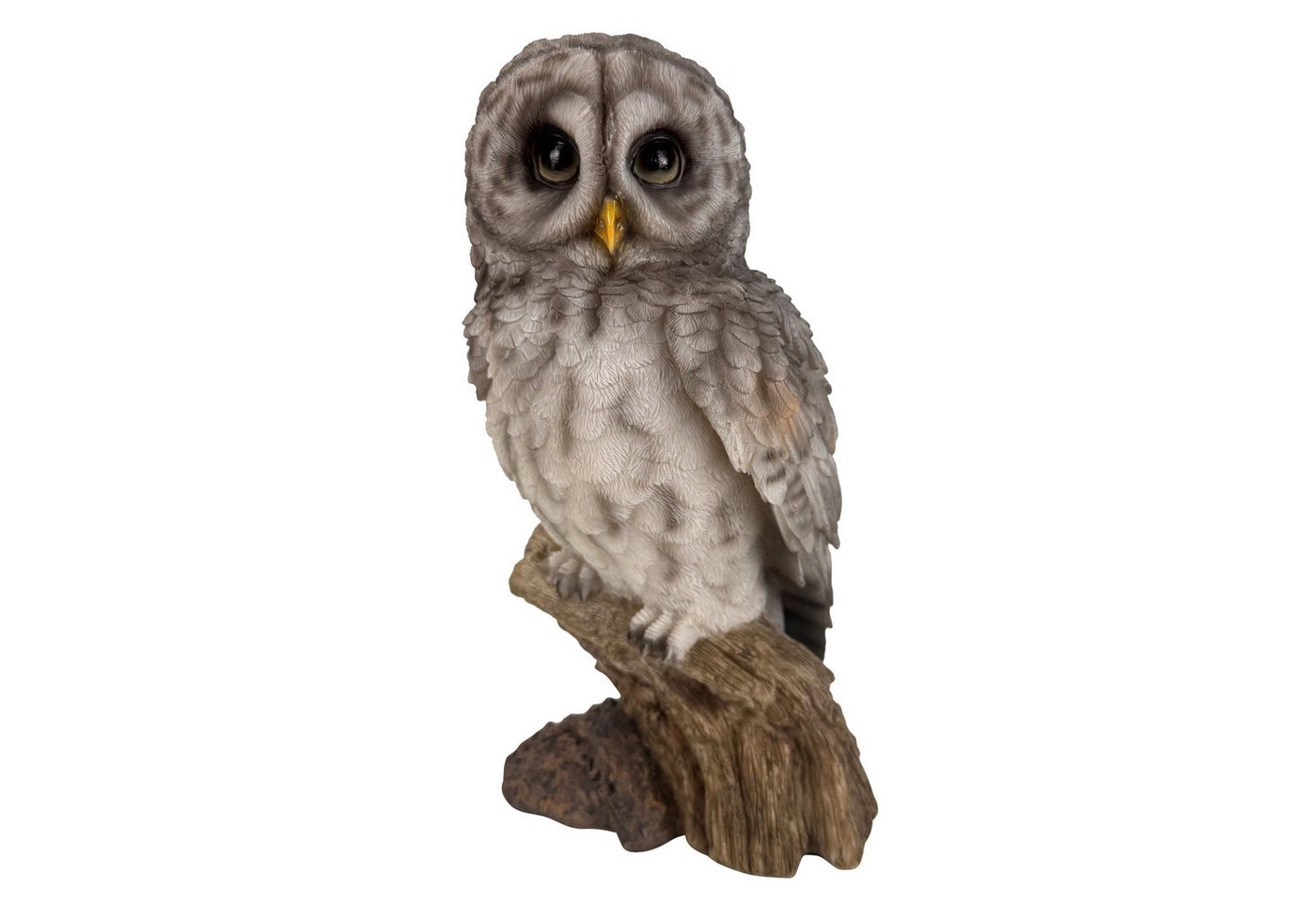Online-Fuchs Gartenfigur Eule, Kauz, Uhu für außen - Deko Figuren Garten - 26 cm groß, (für den Innen- und Außenbereich, detailreiches Federkleid), aus langlebigem Kunstharz gefertigt, wetterfest Bild 2