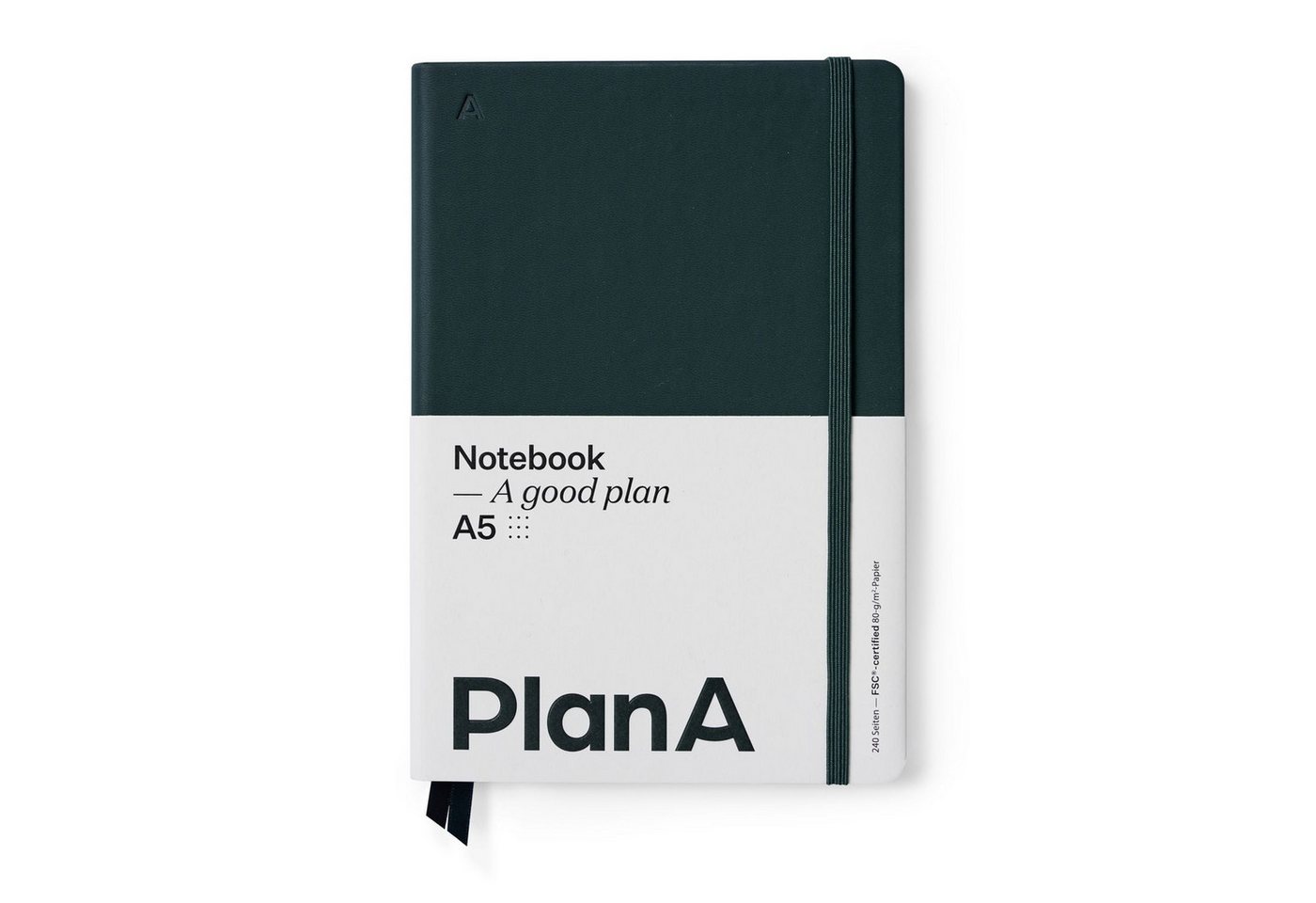 Notizbuch Notizbuch A5 Hardcover Punktiert Moss Green