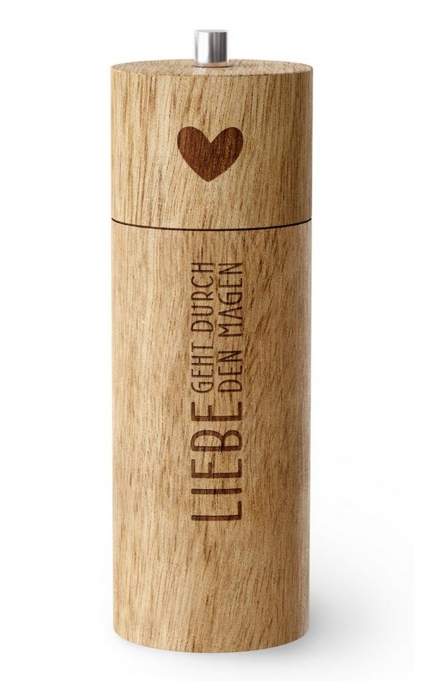 La Vida Salz-/Pfeffermühle Pfeffermühle Gewürzmühle Holz mit Motiv Auswahl La Vida Art: Liebe
