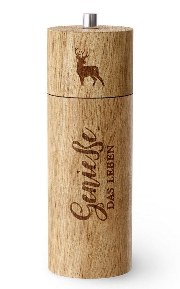 La Vida Salz-/Pfeffermühle Pfeffermühle Gewürzmühle Holz mit Motiv Auswahl La Vida Art: Genieße