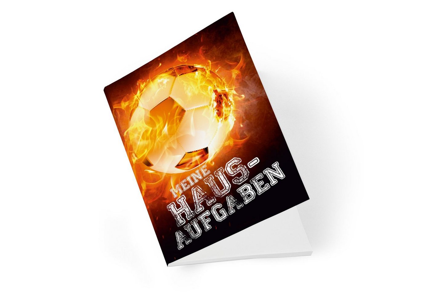 itenga Notizheft itenga Hausaufgabenheft Fußball Feuer (Motiv 14) DIN A5, 96 Seiten Bild 2